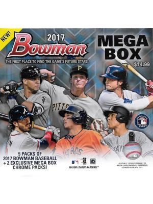 2017 BOWMAN MEGA BOX BASEBALL (PP $14.99)