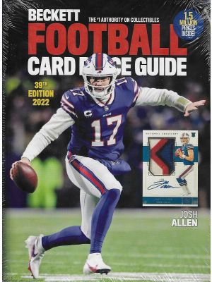 2022 BECKETT FOOTBALL CARD ANNUAL PRICE GUIDE (LIGHTLY USED)