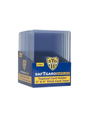 THICKEST PATCH CARD TOP LOADER PACK [10 CT, 7mm] 
