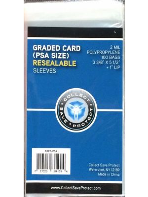 GRADED CARD SLEEVES PACK (PSA STYLE) [100 CT] 