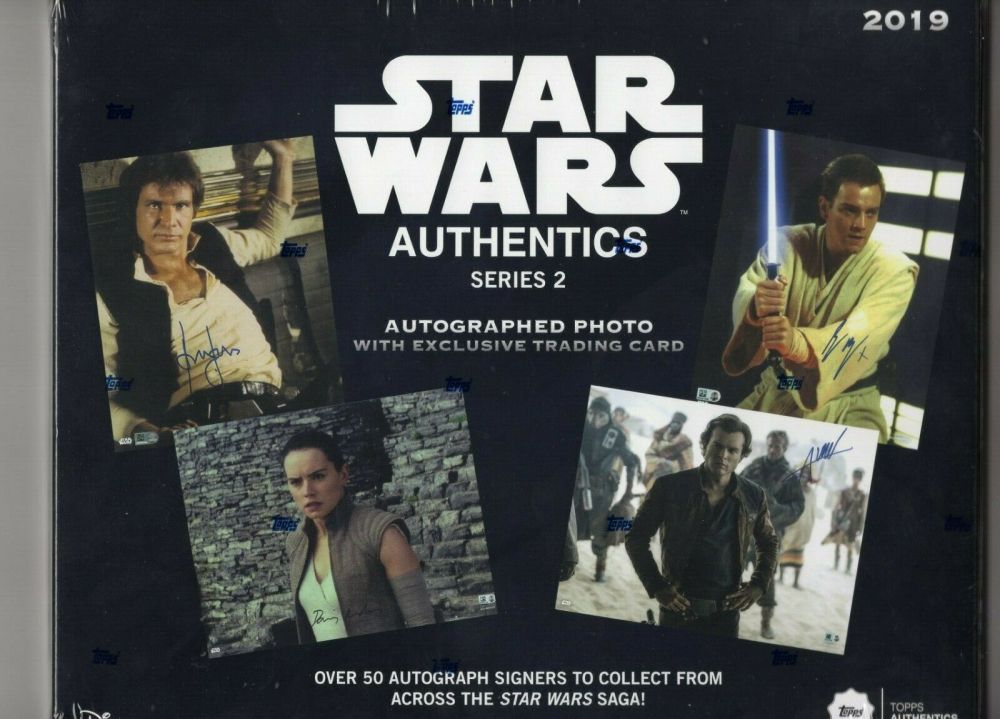2019 Topps Star Wars Authentic Autographs Series 2 box 