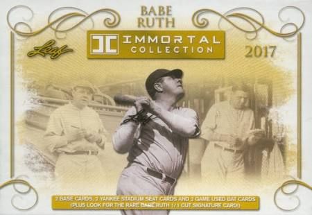 2017 LEAF BABE RUTH IMMORTAL COLLECTION BASEBALL