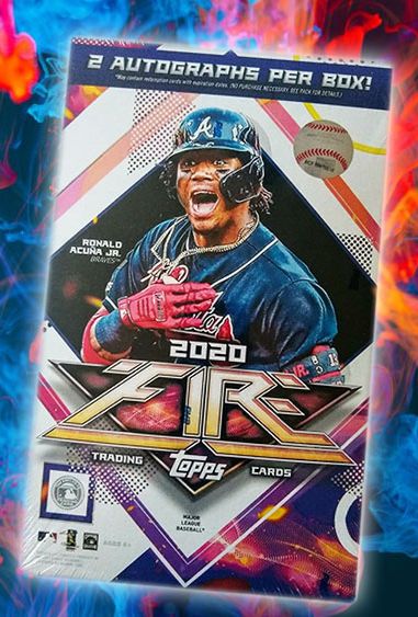 2 Autographs! *NEW* Sealed Topps Fire 2020 Hobby Box 