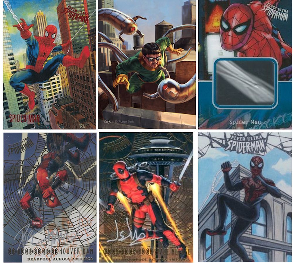 2017 Fleer Ultra Spider-Man Ex Century Complete Set 42 Cards 