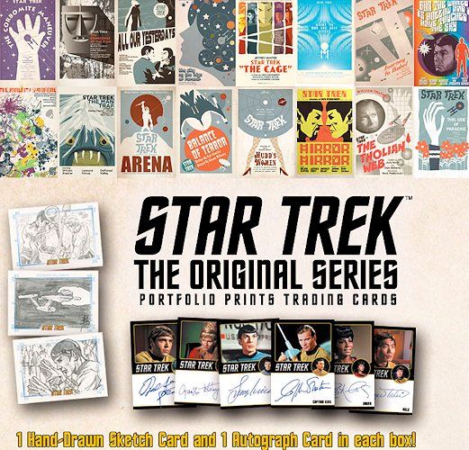 trading card pack Star Trek the original series  portfolio prints 