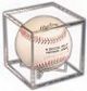 BASEBALL DISPLAY CUBE (W/ BUILT-IN STAND)
