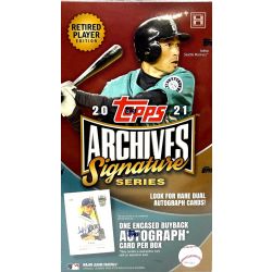 2021 TOPPS ARCHIVES SIGNATURE SERIES BASEBALL (RETIRED PLAYER EDITION)